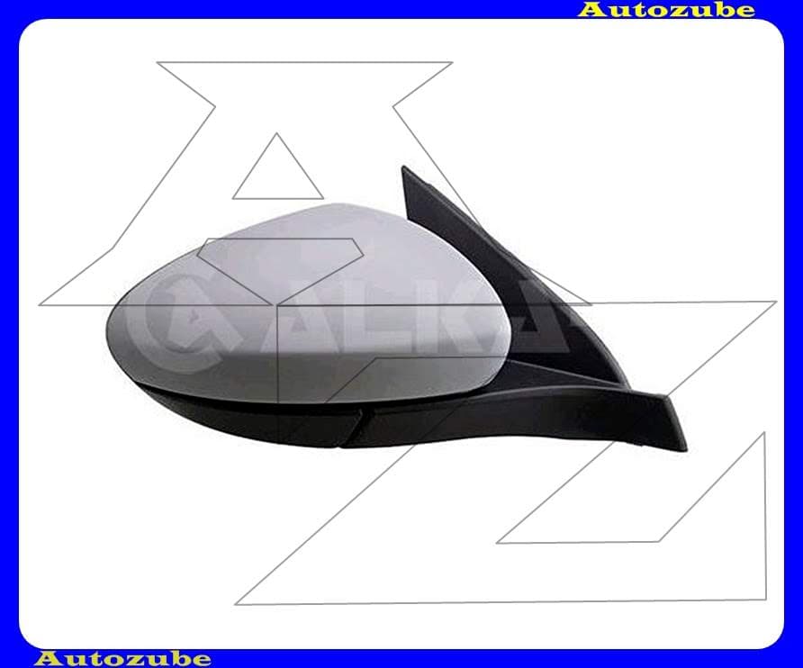 Visszapillantó tükör jobb, manuális, domvború-tükörlappal, hőmérős, fényezhető borítással Visszapillantó tükör jobb, manuális, domvború-tükörlappal, hőmérős, fényezhető borítással