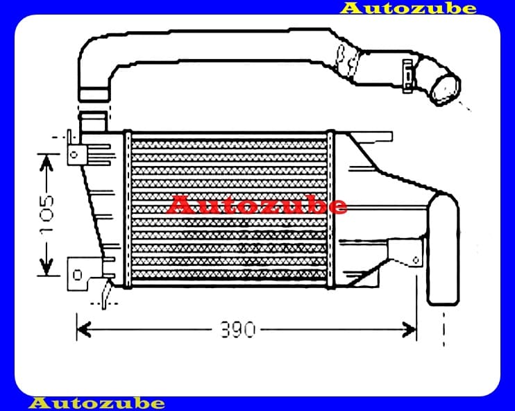 Intercooler, levegőhűtő Intercooler, levegőhűtő