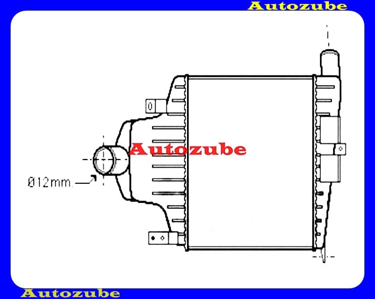 Intercooler, levegőhűtő Intercooler, levegőhűtő
