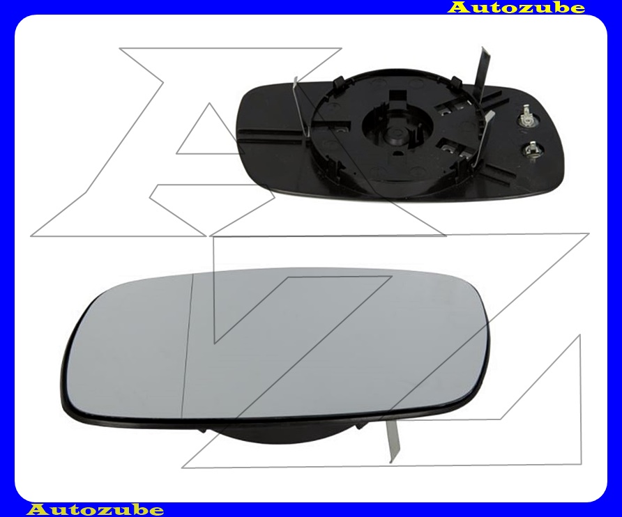 Visszapillantó tükörlap bal, fűthető-aszférikus (tartólappal) Visszapillantó tükörlap bal, fűthető-aszférikus (tartólappal)