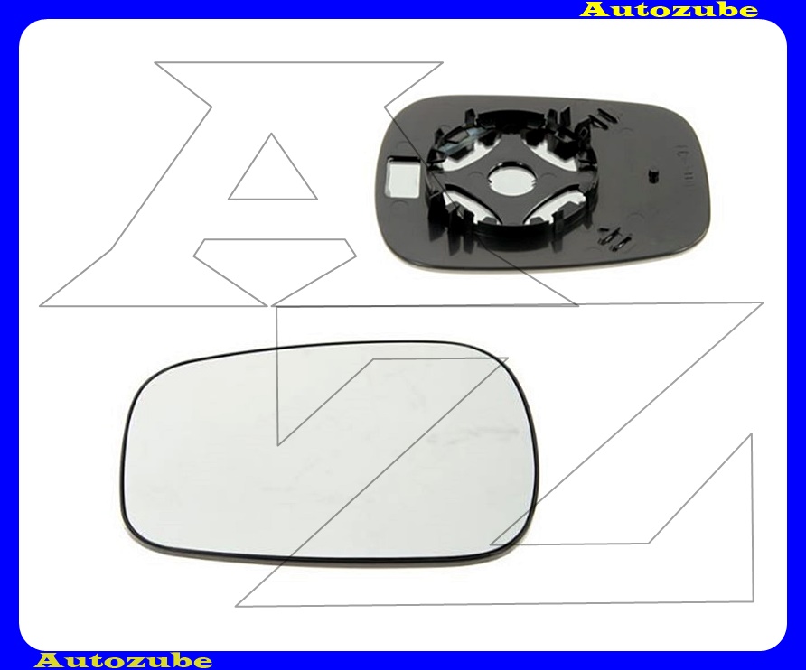 Visszapillantó tükörlap oldalfüggetlen, domború (tartólappal) Visszapillantó tükörlap oldalfüggetlen, domború (tartólappal)