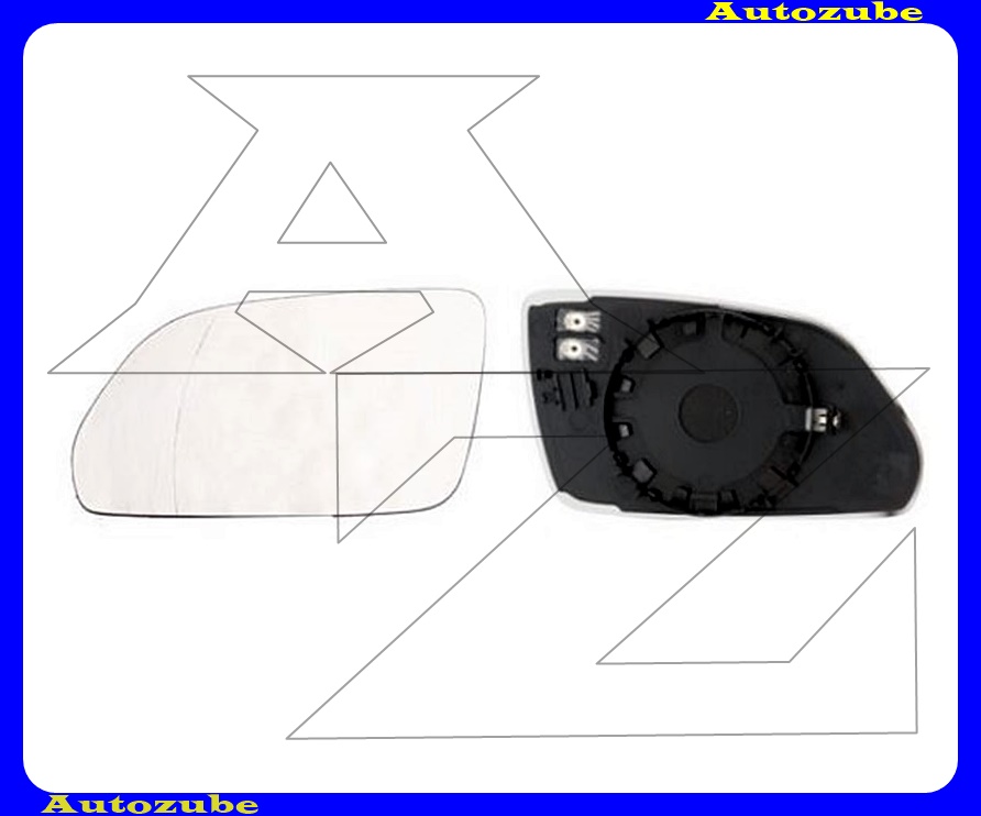 Visszapillantó tükörlap bal, fűthető-aszférikus (tartólappal) Visszapillantó tükörlap bal, fűthető-aszférikus (tartólappal)