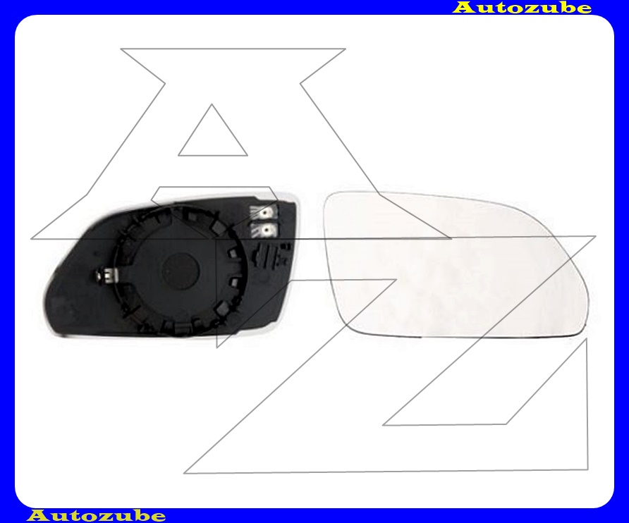 Visszapillantó tükörlap jobb, fűthető-domború (tartólappal) Visszapillantó tükörlap jobb, fűthető-domború (tartólappal)