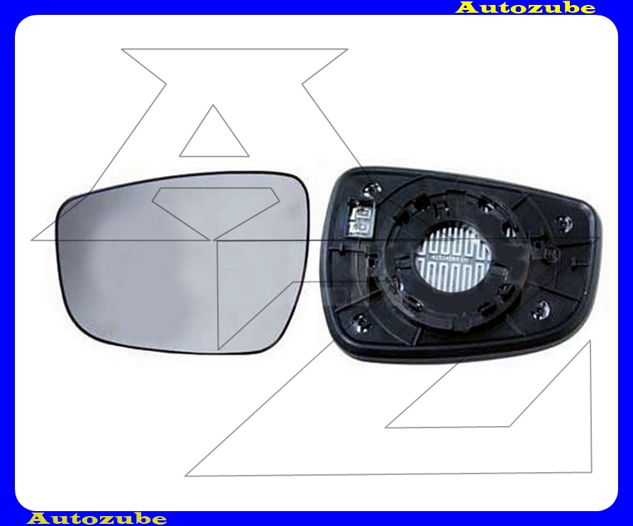 Visszapillantó tükörlap bal, fűthető-domború (tartólappal) Visszapillantó tükörlap bal, fűthető-domború (tartólappal)