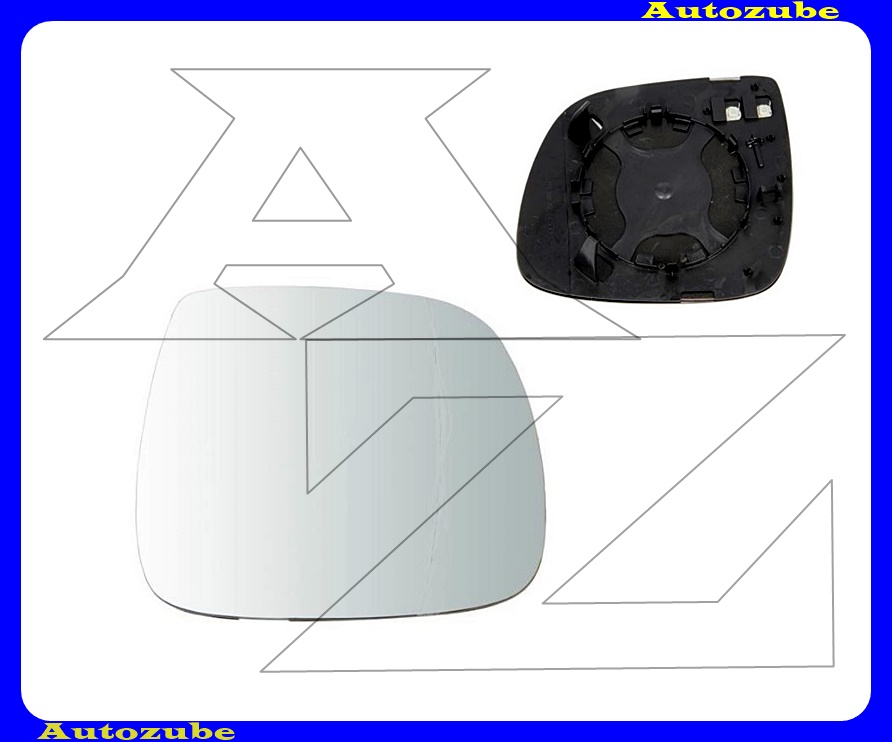 Visszapillantó tükörlap jobb, fűthető-domború (tartólappal) Visszapillantó tükörlap jobb, fűthető-domború (tartólappal)