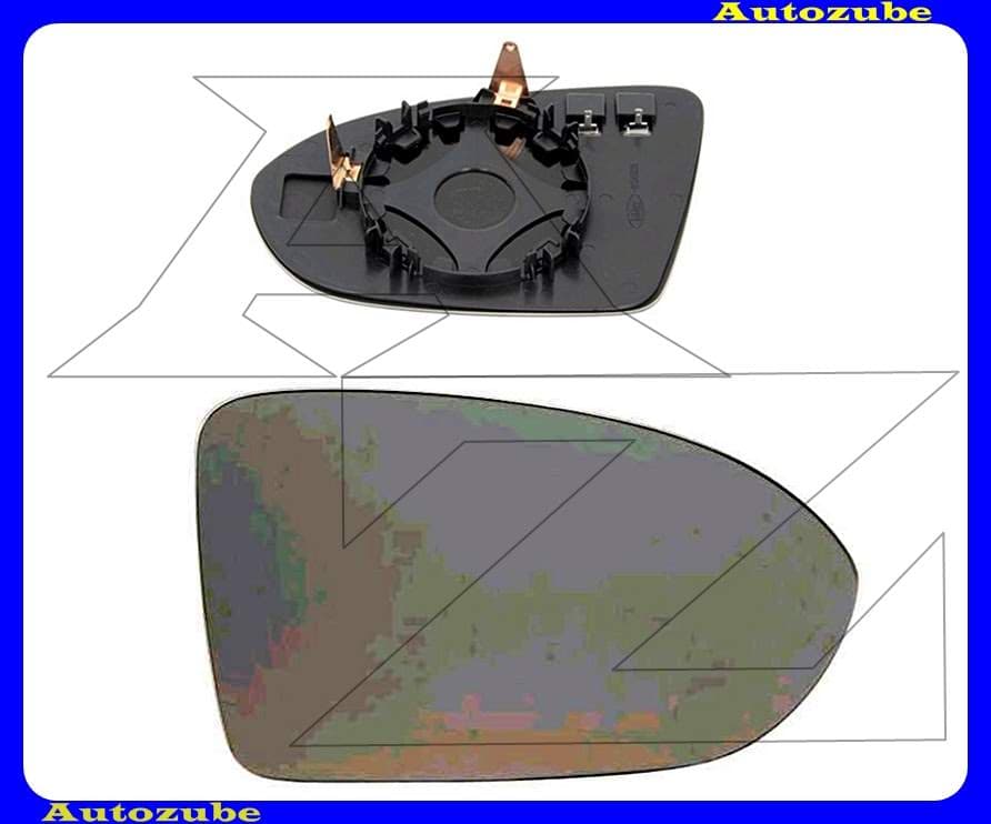 Visszapillantó tükörlap jobb, fűthető-domború (tartólappal) Visszapillantó tükörlap jobb, fűthető-domború (tartólappal)