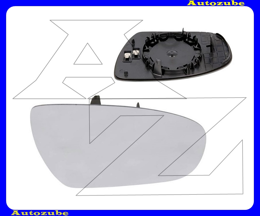 Visszapillantó tükörlap jobb, fűthető-domború (tartólappal) Visszapillantó tükörlap jobb, fűthető-domború (tartólappal)