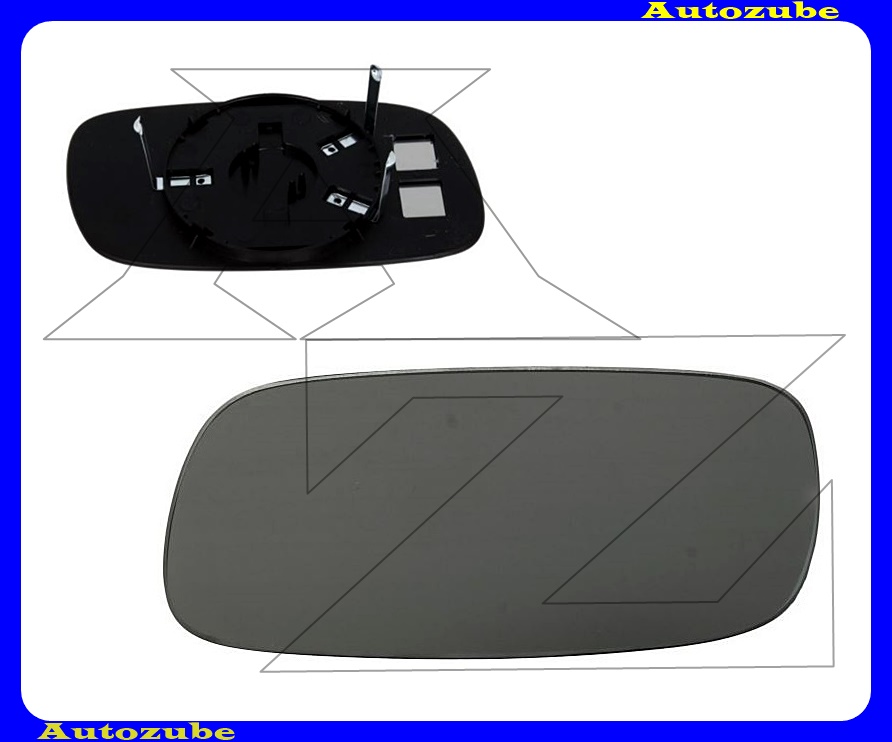 Visszapillantó tükörlap bal, sík (tartólappal) Visszapillantó tükörlap bal, sík (tartólappal)