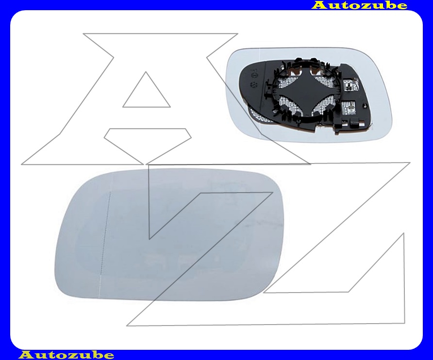 Visszapillantó tükörlap bal, fűthető-aszférikus (tartólappal) Visszapillantó tükörlap bal, fűthető-aszférikus (tartólappal)