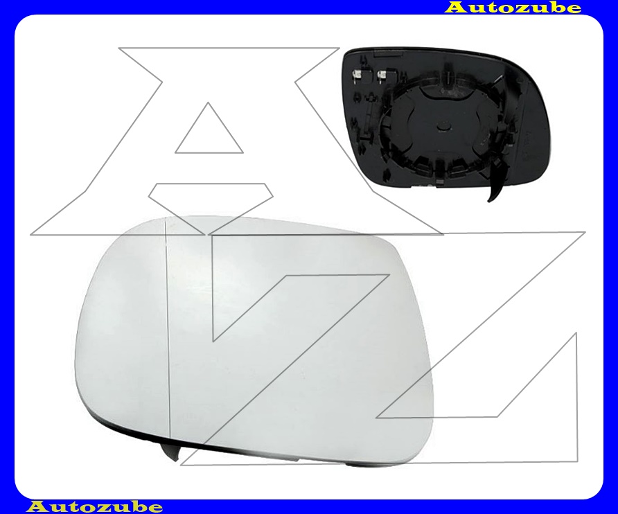 Visszapillantó tükörlap bal, fűthető-aszférikus-króm (tartólappal) Visszapillantó tükörlap bal, fűthető-aszférikus-króm (tartólappal)