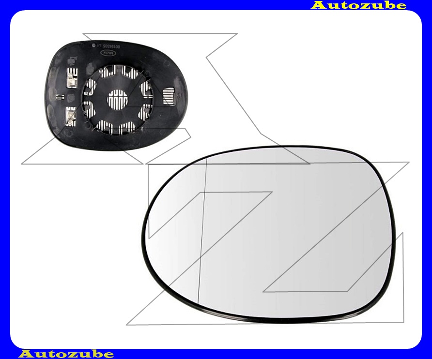 Visszapillantó tükörlap bal, fűthető-aszférikus (tartólappal) Visszapillantó tükörlap bal, fűthető-aszférikus (tartólappal)