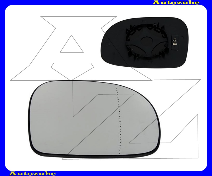 Visszapillantó tükörlap jobb, fűthető-aszférikus /indexes tükörhöz/ (tartólappal) Visszapillantó tükörlap jobb, fűthető-aszférikus /indexes tükörhöz/ (tartólappal)