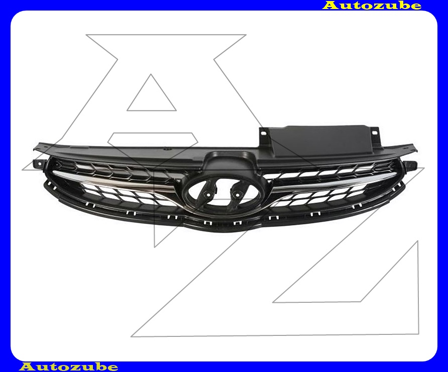 Hűtődíszrács fekete Hűtődíszrács fekete