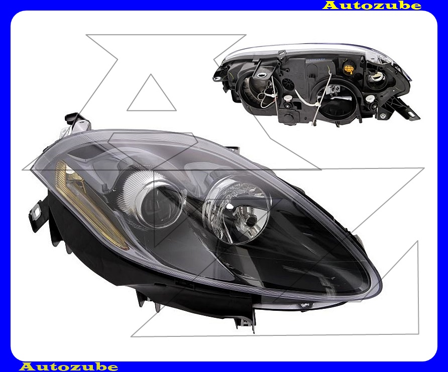 Fényszóró jobb (H1/H1) szürke házas, motorral {DEPO} /RENDELÉSRE/ Fényszóró jobb (H1/H1) szürke házas, motorral {DEPO} /RENDELÉSRE/