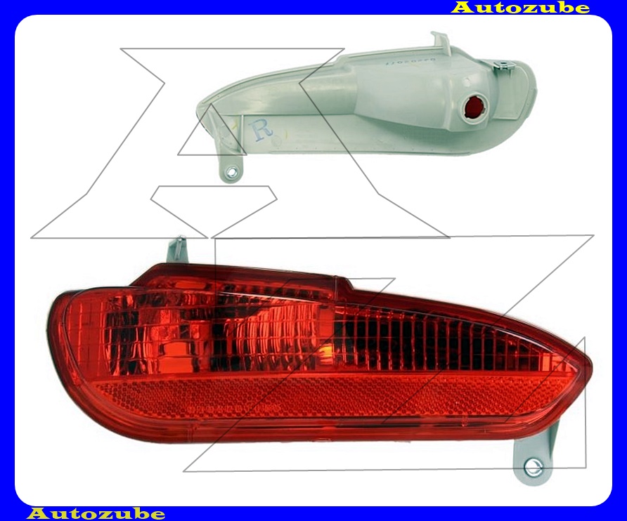 Hátsó ködlámpa bal (foglalat nélkül) Hátsó ködlámpa bal (foglalat nélkül)