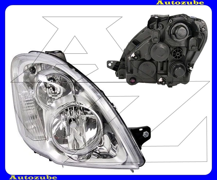 Fényszóró jobb (H7/H1) motorral {DEPO} Fényszóró jobb (H7/H1) motorral {DEPO}