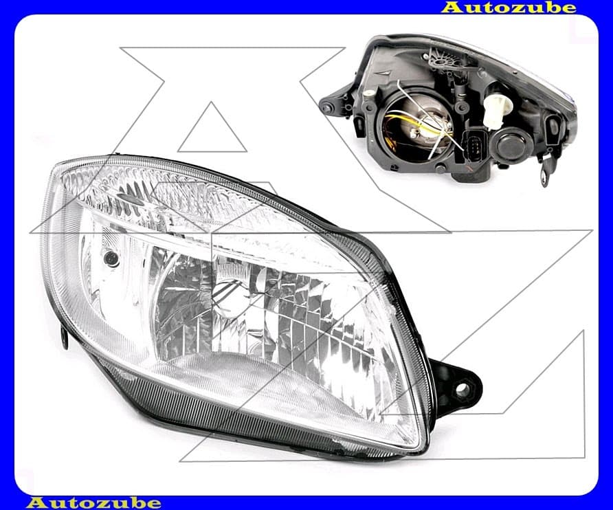 Fényszóró jobb (H4) motorral {DEPO} Fényszóró jobb (H4) motorral {DEPO}