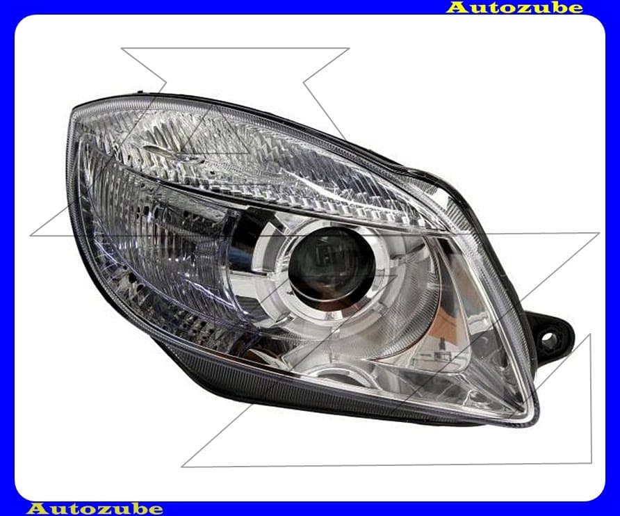 Fényszóró jobb projektoros (H7/W5W/PY21W) motorral {DEPO} Fényszóró jobb projektoros (H7/W5W/PY21W) motorral {DEPO}