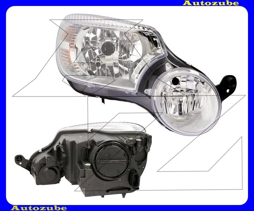 Fényszóró jobb (H4/H7/P13W) motorral (YETI logo nélkül) {DEPO} Fényszóró jobb (H4/H7/P13W) motorral (YETI logo nélkül) {DEPO}