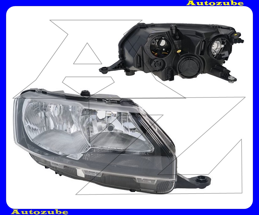 Fényszóró jobb (H7/H15) nappali fénnyel, motorral {DEPO} Fényszóró jobb (H7/H15) nappali fénnyel, motorral {DEPO}