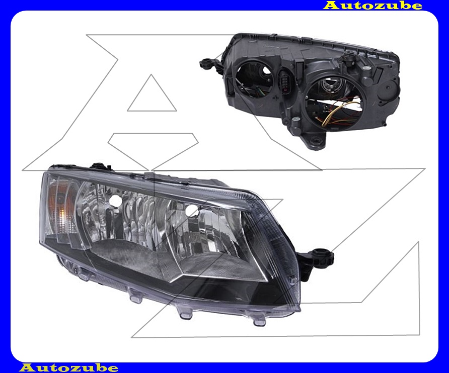 Fényszóró jobb (H7/H15) nappali fénnyel, motorral {DEPO} Fényszóró jobb (H7/H15) nappali fénnyel, motorral {DEPO}