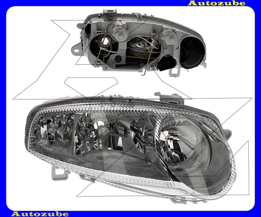 Fényszóró jobb (2xH7/H1) króm házas (motor nélkül) {DEPO} /RENDELÉSRE/ Fényszóró jobb (2xH7/H1) króm házas (motor nélkül) {DEPO} /RENDELÉSRE/