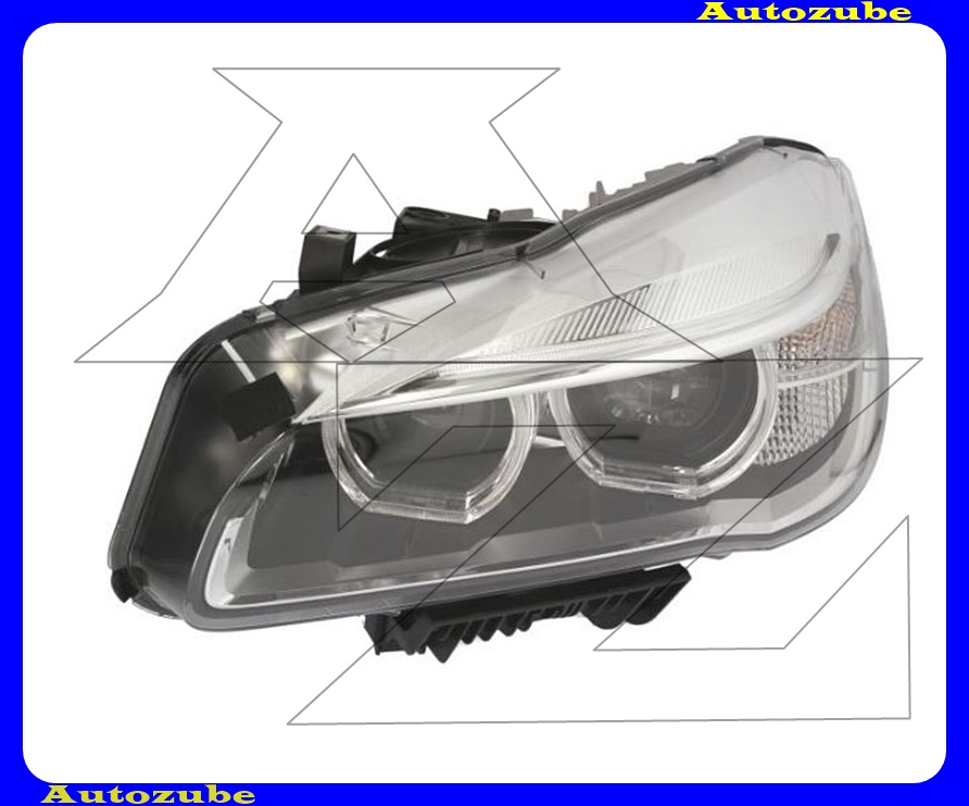 Fényszóró bal (LED/PY21W) motorral {MARELLI} Fényszóró bal (LED/PY21W) motorral {MARELLI}