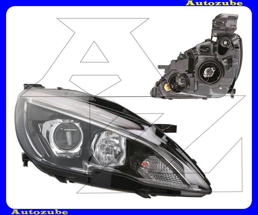 Fényszóró jobb (2xH7/LED/HY21W) motorral {MAGNETI MARELLI} Fényszóró jobb (2xH7/LED/HY21W) motorral {MAGNETI MARELLI}