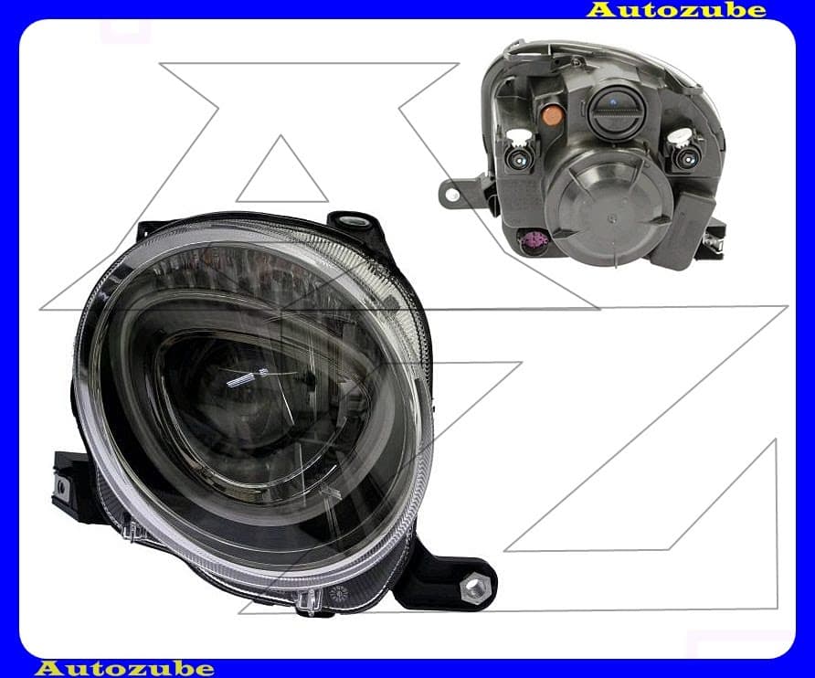 Fényszóró tompított jobb (H7/PY24W) projektoros, motorral {MAGNETI MARELLI} (felső) Fényszóró tompított jobb (H7/PY24W) projektoros, motorral {MAGNETI MARELLI} (felső)