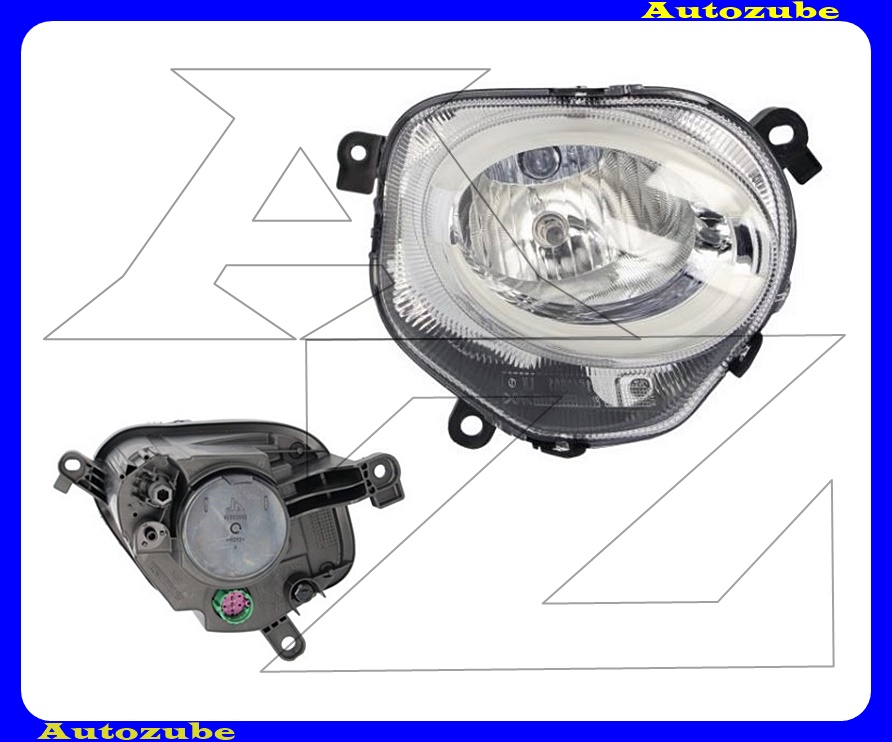 Fényszóró távolsági jobb (H7/LED) motorral {MAGNETI MARELLI} Fényszóró távolsági jobb (H7/LED) motorral {MAGNETI MARELLI}