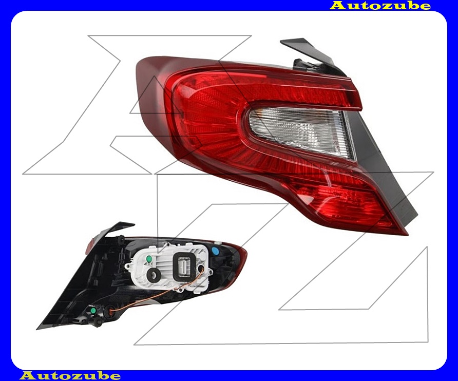 Hátsó lámpa bal külső Hátsó lámpa bal külső