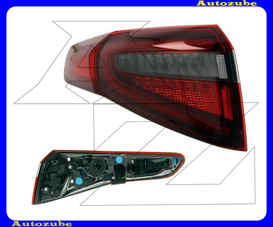 Hátsó lámpa bal külső Hátsó lámpa bal külső