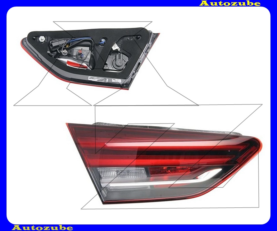 Hátsó lámpa bal belső Hátsó lámpa bal belső