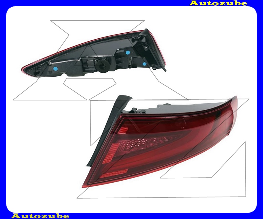 Hátsó lámpa jobb külső 