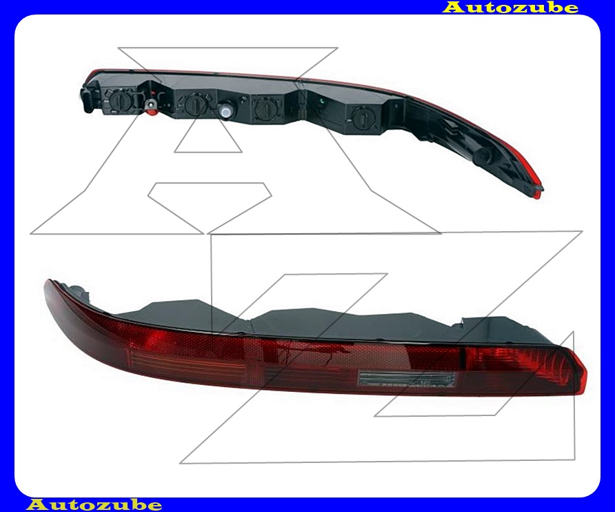 Hátsó ködlámpa + tolaltólámpa bal {MAGNETI MARELLI} Hátsó ködlámpa + tolaltólámpa bal {MAGNETI MARELLI}
