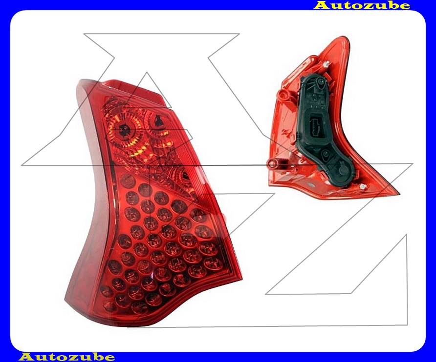 Hátsó lámpa bal külső (foglalattall) {MAGNETI MARELLI} Hátsó lámpa bal külső (foglalattall) {MAGNETI MARELLI}