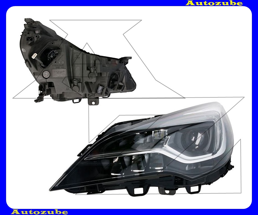 Fényszóró bal (LED-Matrix) Nappali fény vezérlő nélkül, LED vezérlő nélkül tompított/távfényszóróhoz {MAGNETI MARELLI} Fényszóró bal (LED-Matrix) Nappali fény vezérlő nélkül, LED vezérlő nélkül tompított/távfényszóróhoz {MAGNETI MARELLI}