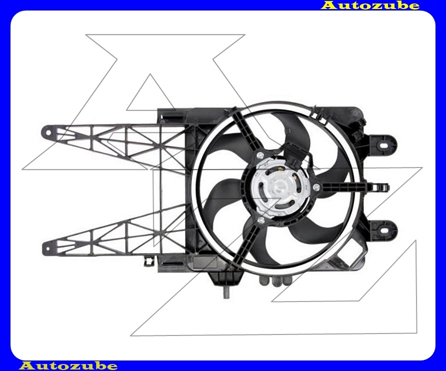 Hűtőventill. komplett 315mm/200W Hűtőventill. komplett 315mm/200W