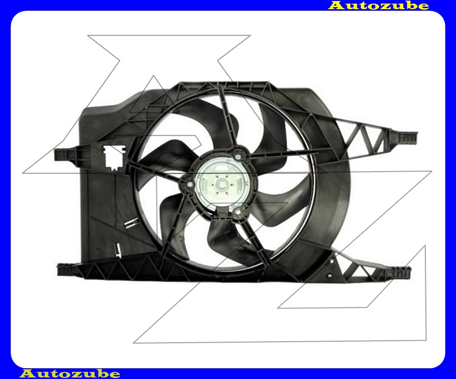 Hűtőventillátor 380mm/250W (3.0/+/-AC/2pól. ovál csat.) Hűtőventillátor 380mm/250W (3.0/+/-AC/2pól. ovál csat.)