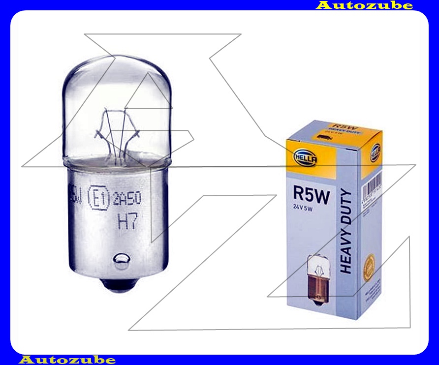 Izzó R5W 24V_5W (BA15s) {HELLA} Izzó R5W 24V_5W (BA15s) {HELLA}
