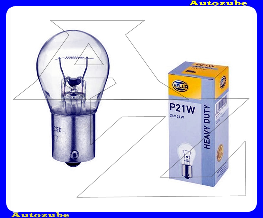 Izzó P21W 24V_21W (BA15s) {HELLA} Izzó P21W 24V_21W (BA15s) {HELLA}