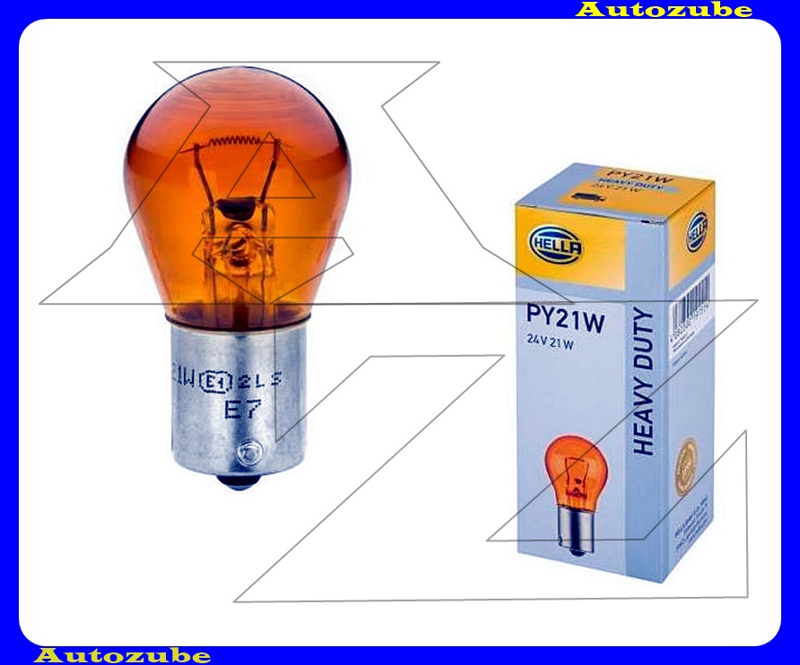 Izzó PY21W 24V_21W SÁRGA (BAU15S) {HELLA} Izzó PY21W 24V_21W SÁRGA (BAU15S) {HELLA}