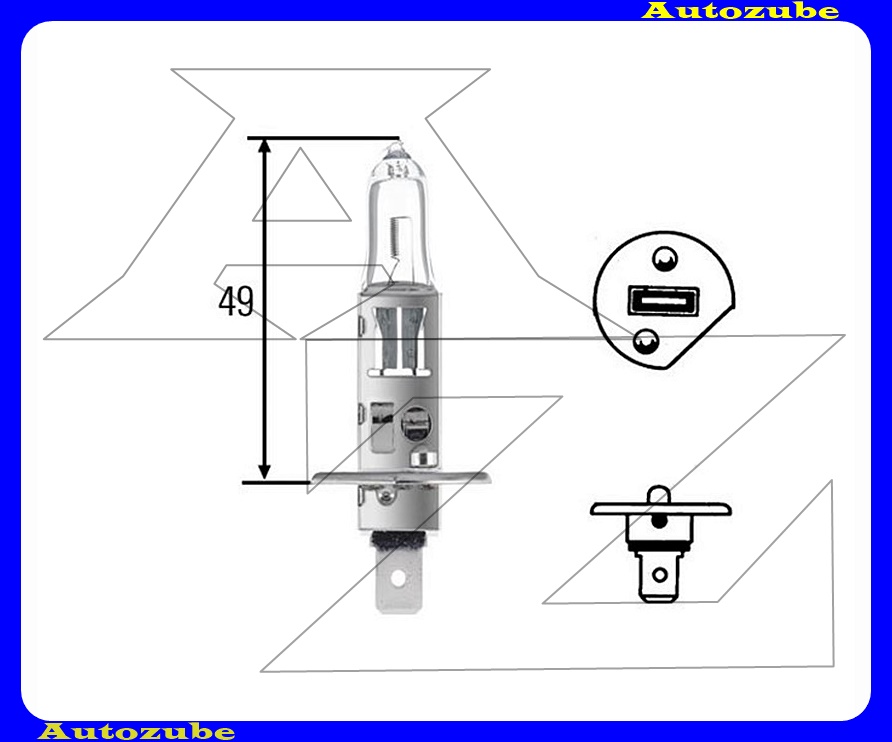 Izzó H1 12V_100W {HELLA} Izzó H1 12V_100W {HELLA}