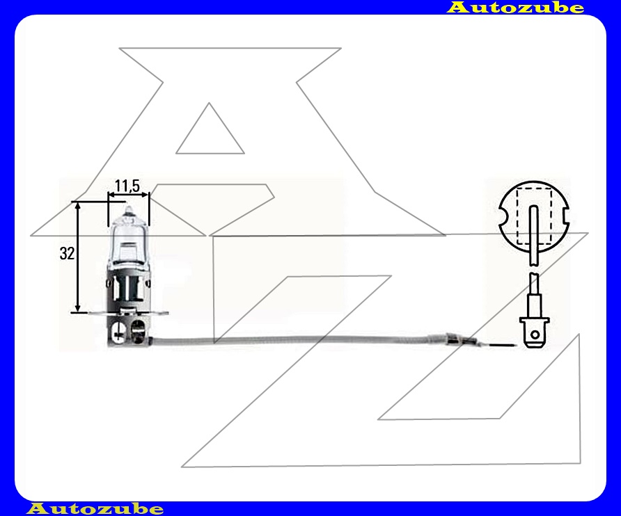 Izzó H3 12V_100W {HELLA} Izzó H3 12V_100W {HELLA}