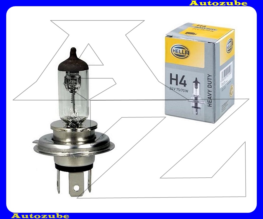 Izzó H4 24V_75/70W {HELLA} Izzó H4 24V_75/70W {HELLA}
