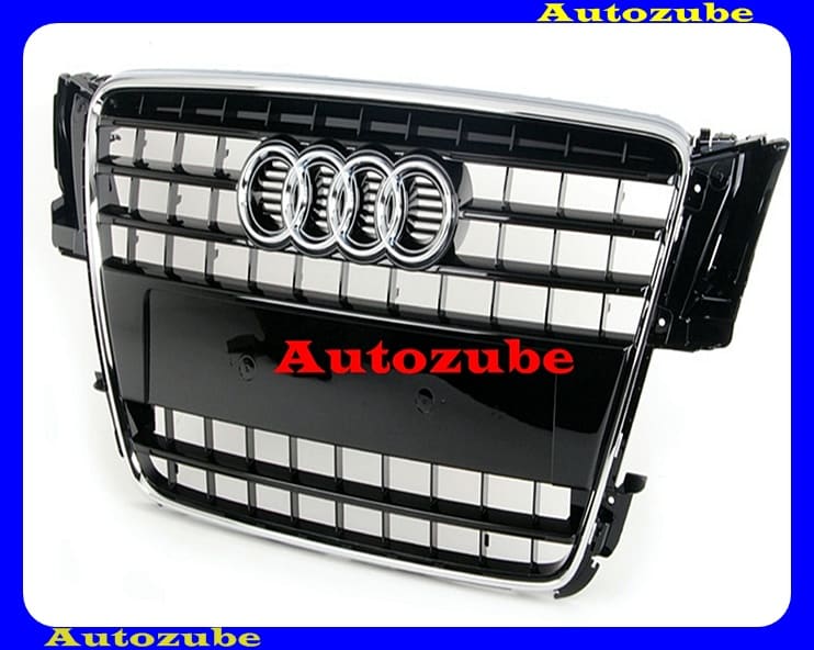 Hűtődíszrács szürke, króm kerettel, komplett /Gyári alkatrész, csak előleggel rendelhető/ 8P0853651M1QP Hűtődíszrács szürke, króm kerettel, komplett /Gyári alkatrész, csak előleggel rendelhető/ 8P0853651M1QP