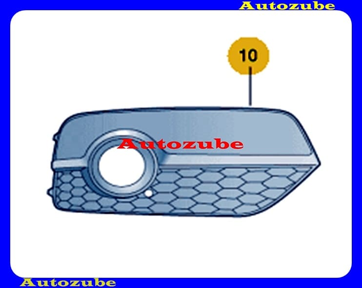 Első lökhárító rács jobb, krómkerettel /Gyári alkatrész/ (Egyedi rendelésre, NEM visszáruzható) Első lökhárító rács jobb, krómkerettel /Gyári alkatrész/ (Egyedi rendelésre, NEM visszáruzható)