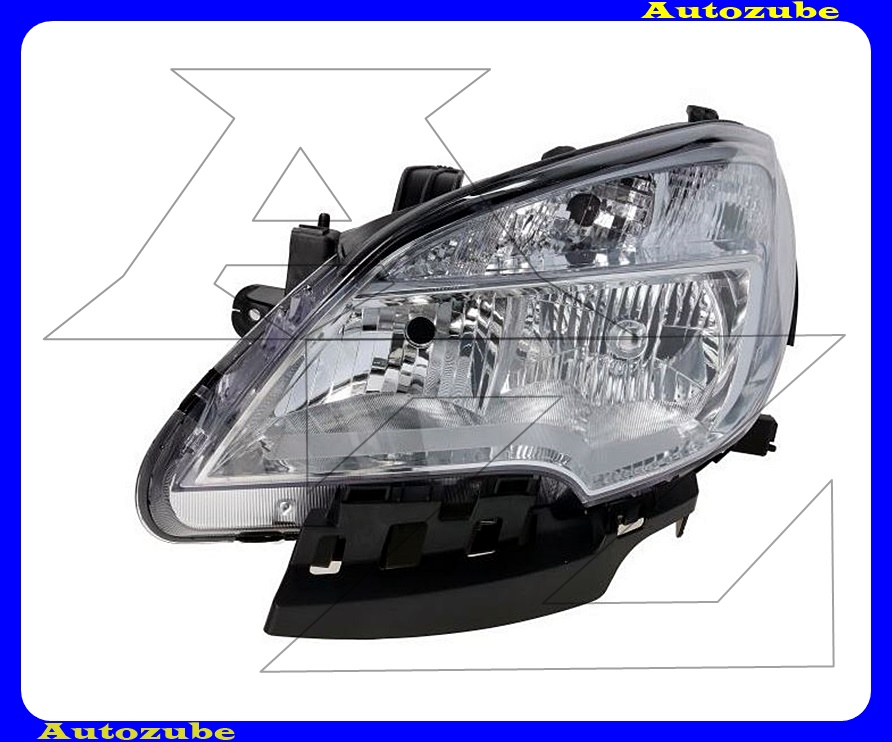 Fényszóró bal (HB3/H7) króm házas /Gyári alkatrész/ (Egyedi rendelésre, NEM visszáruzható) Fényszóró bal (HB3/H7) króm házas /Gyári alkatrész/ (Egyedi rendelésre, NEM visszáruzható)