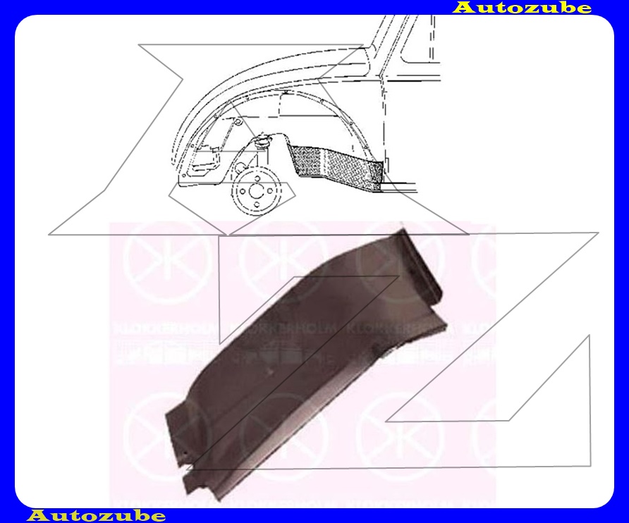 Első sárvédő hátsó, belső rész bal /RENDELÉSRE/ {KLOKKERHOLM} Első sárvédő hátsó, belső rész bal /RENDELÉSRE/ {KLOKKERHOLM}