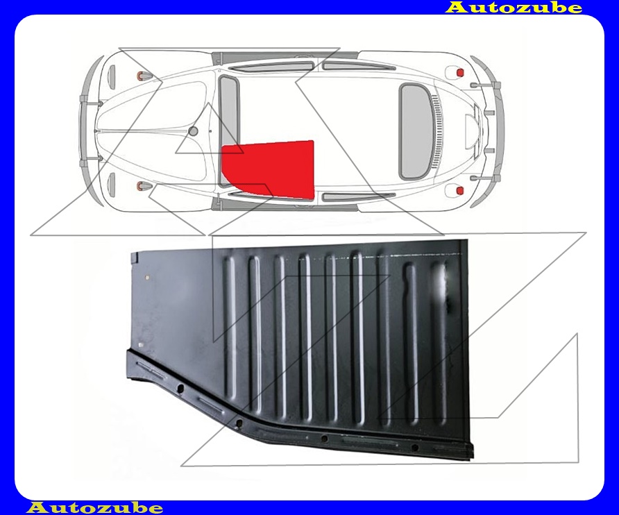 Fenéklemez javítóelem első rész bal /RENDELÉSRE/ {KLOKKERHOLM} Fenéklemez javítóelem első rész bal /RENDELÉSRE/ {KLOKKERHOLM}